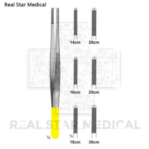 Dissecting Forceps with Tungsten Carbide Inserts