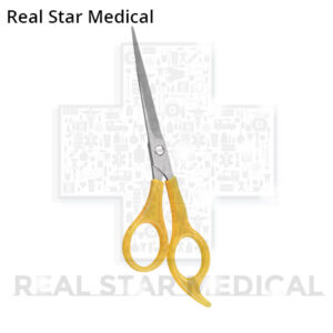 Plastic Handle Hair Cutting Scissors